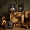 3 Pieces Halloween Decorations Indoor Scary Wall Decor, 3D Changing Face Moving Picture Frames Portrait, Gothic Horror Castle Haunted House Mansion Decor Decoration Party Supplies